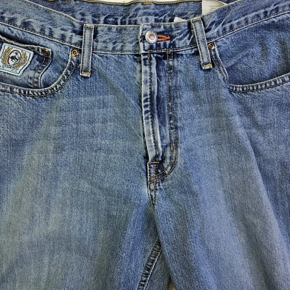 Cinch Mens MB92834003 Straight Leg Blue Denim Jeans 34x38 Medium Wash Cowboy - Picture 8 of 16